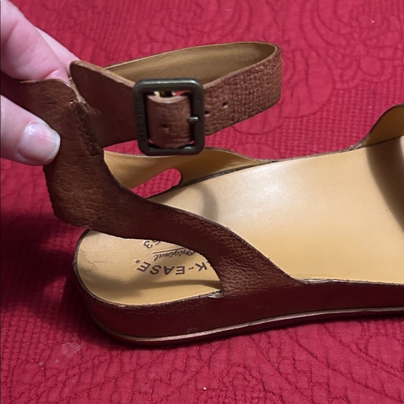 Kork-Ease Tan Leather Ankle Strap Sandals - Picture 6 of 7